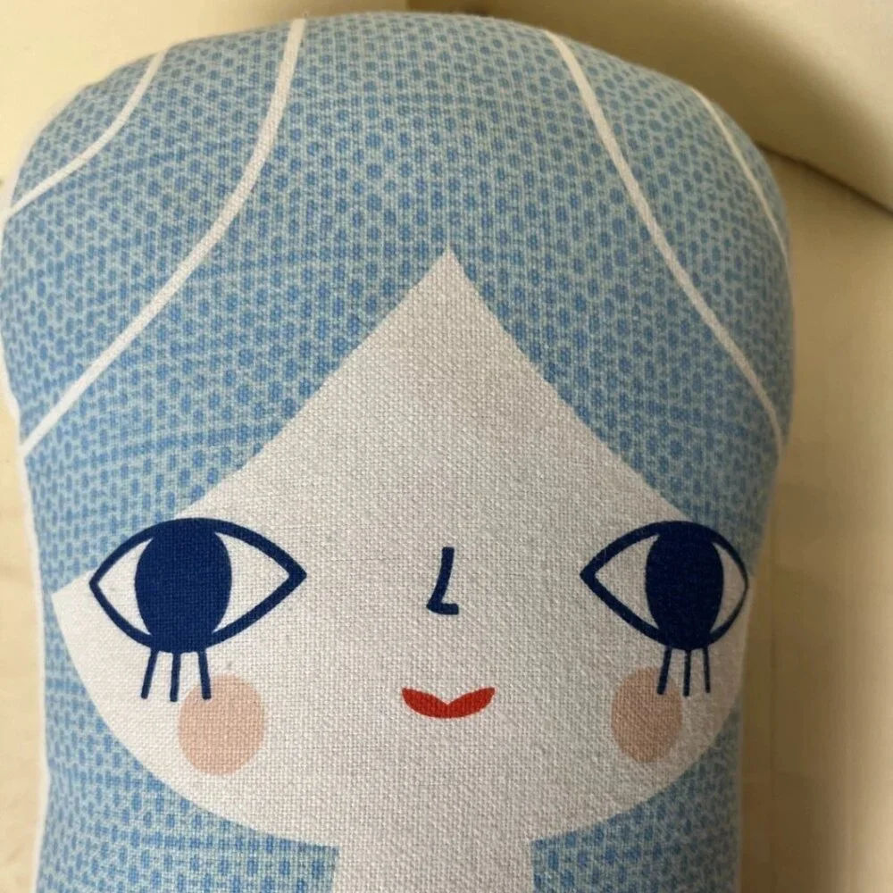 Petit Monkey Mermaid Plush Pillow 14” Kids Room Decor Soft Toy